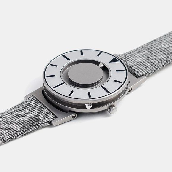 Eone The Bradley Compass timepiece titanium magnetic braille minimalist watch main image 5